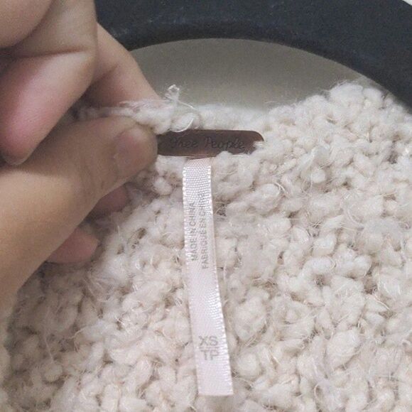 Free People Cream Supersoft Sherpa Zip Up Hoodie - Picture 3 of 7